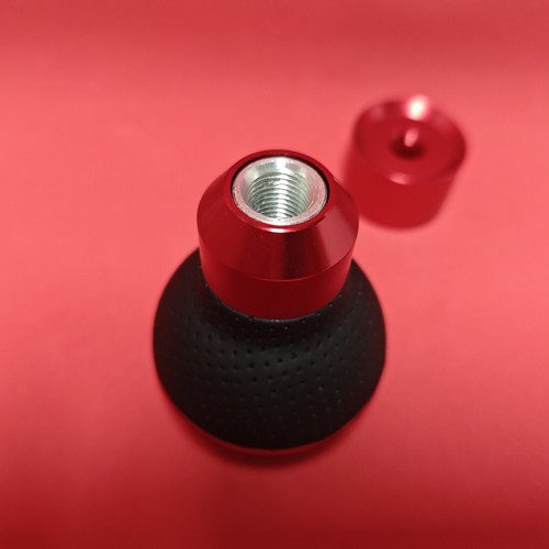 RED LEATHER 6SP SPORT SHIFT GEAR KNOB for FOCUS MK1 MK2 ST 225 2.5 TURBO FIESTA - Picture 6 of 6