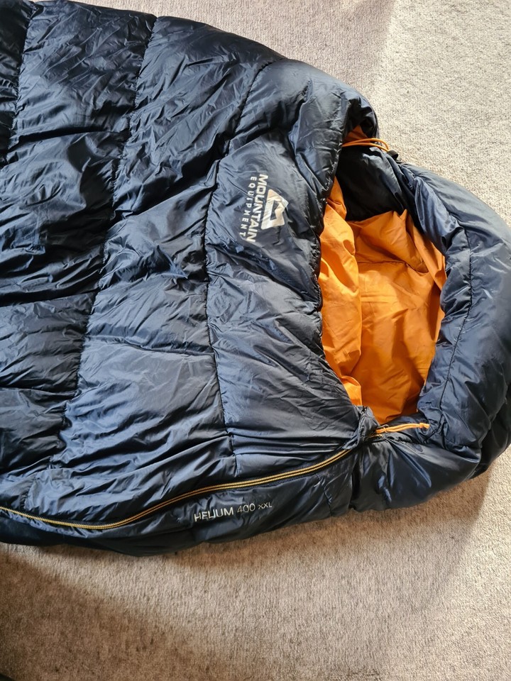 Mountain Equipment Helium 400 Down Sleeping Bag eBay