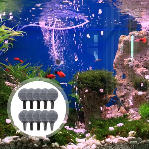 10 Packs Aquarium Air Pump Fish Stones for Airstone Pond Airstones Diffuser - Picture 3 of 12