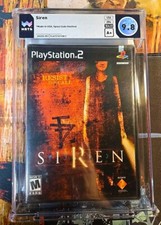 Siren PS2 (Sony PlayStation 2, 2004) Factory Sealed WATA GRADED 9.8 A+ POP 4!🔥