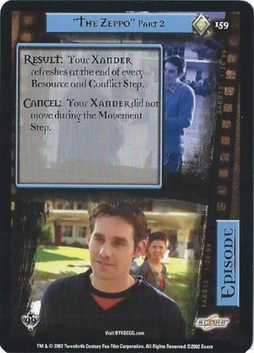 BUFFY THE VAMPIRE SLAYER COLLECTIBLE CARD GAME - CLASS OF '99 (SCORE - 2002) - Picture 152 of 171