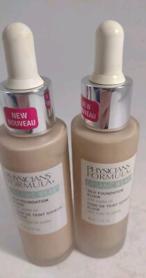Physicians Formula Organic Wear Silk Foundation Elixir, 02 Fair To Light 2 Pk