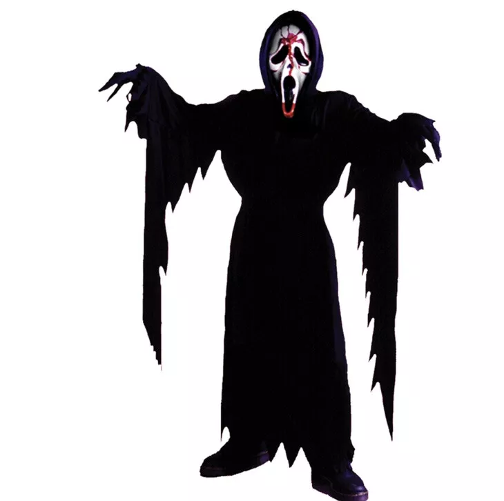 Scream Boys Bleeding Ghost Face Scary Halloween Costume, Fun World, Size L