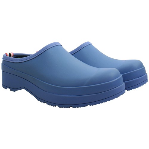 Hunter Play Lined Mens Blue Clogs - Picture 2 of 12
