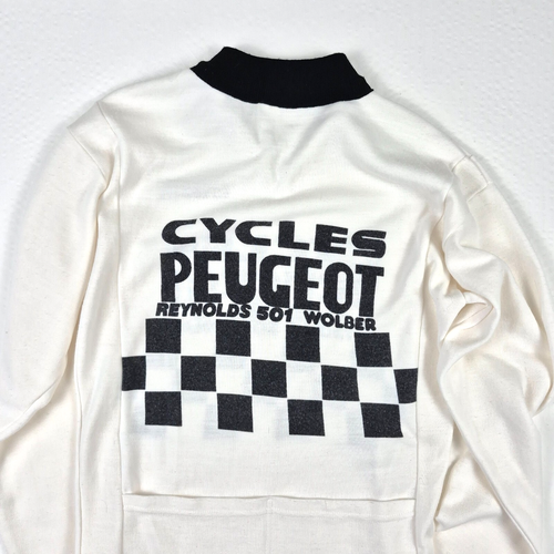 Vintage Peugeot MTB Fahrrad Trikot 80er Mountainbike Retro Racewear - Bild 7 von 8