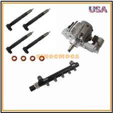 D18 D24 Fuel Common Rail + Injector + Pump For Delphi Doosan Bobcat S630 S650 US