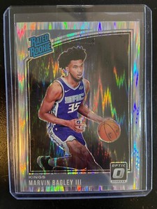 Marvin Bagley III 2018-19 Donruss Optic Shock Rated Rookie Prizm RC #168 J1