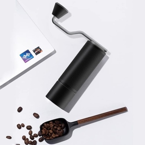 Lightweight Chestnut Coffee Grinder - Handheld Conical Burr for Every Grind Need - Picture 6 of 8