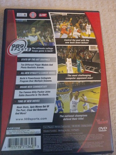 NCAA FinalFour 2002 - PlayStation 2 - Picture 2 of 4