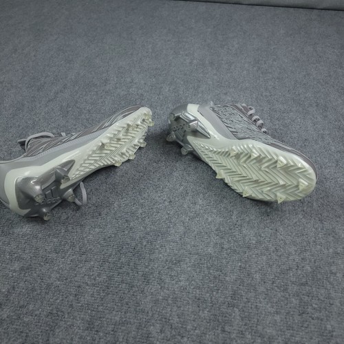 adidas adizero football cleats mens 12 Big Mood Gray Silver lightweight - Picture 8 of 9
