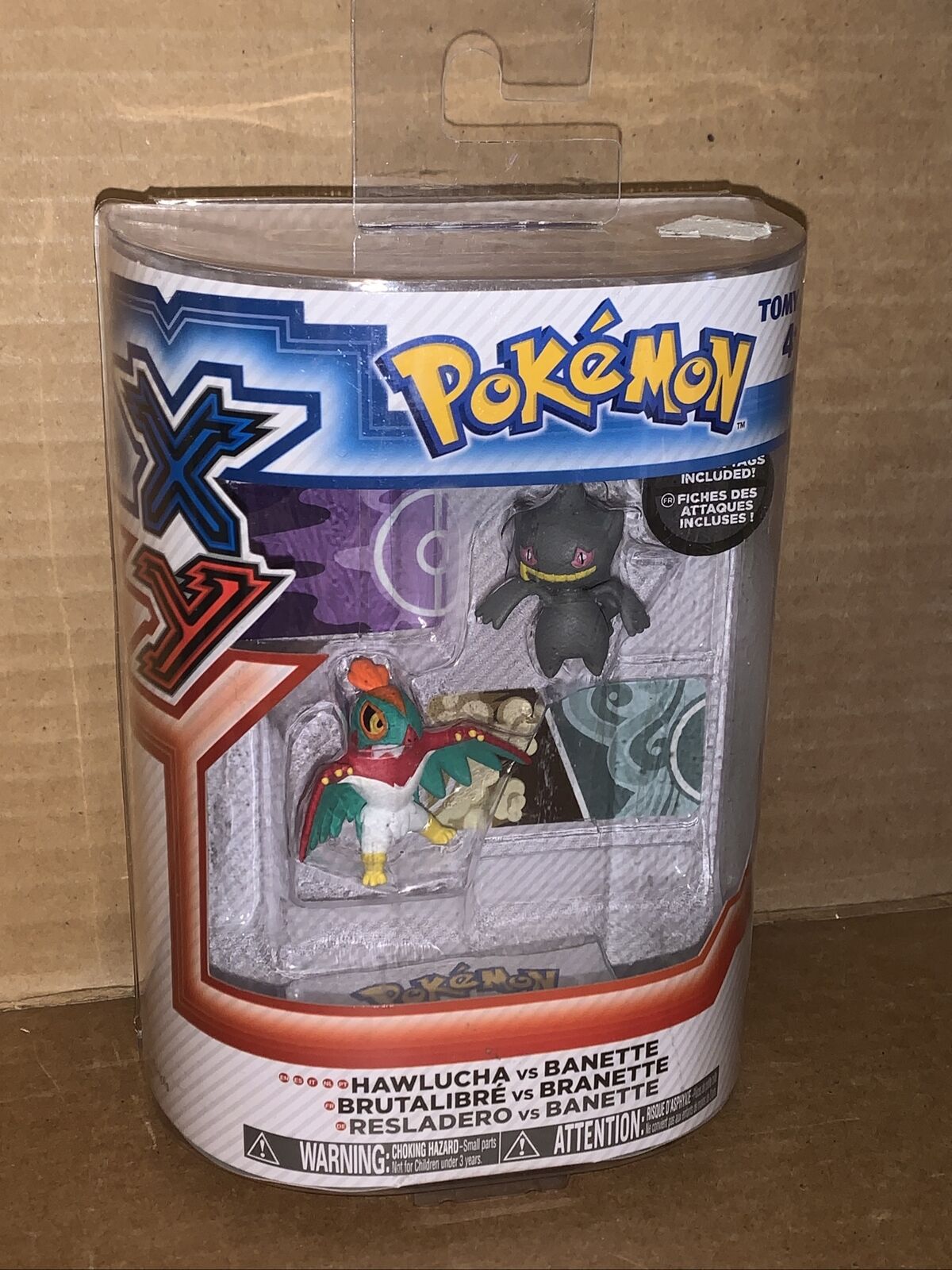 Pokémon Xy Mini Figuras De Batalha Hawlucha Vs Banette Tomy