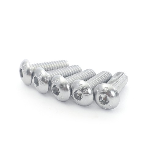 Front Rear Brake Rotors Bolts Kit For Harley-Davidson 5/16"-18x3/4" & 3/8"-16x1" - Foto 7 di 11