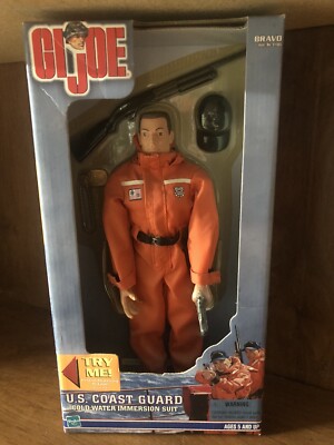 1999 GI Joe U.S. COAST GUARD Cold Water Immersion Suit 12'' Figure Sealed NIB!