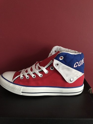 di All Varsity da Red ginnastica Scarpe Nero Converse Top 7 5 Uk zecca Star Nuovo Misura Peel Hi pdxanCq