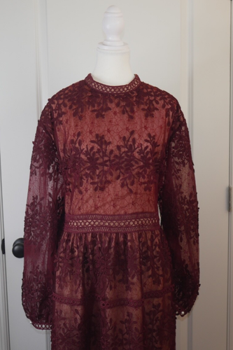 IVY CITY CO Sicily Red Dress Women's Plus Size 4X - Picture 2 of 10