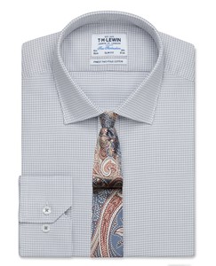 Button Cuff T.M.Lewin Mens Slim Fit Red 