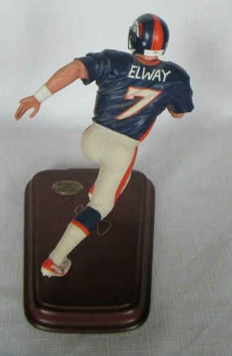 John Elway Denver Broncos HOF Quarterback Danbury Mint All Star Figure / COA - Picture 3 of 7