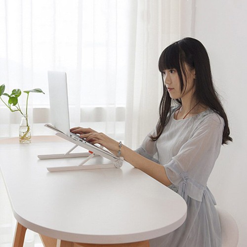 Foldable Laptop Stand for Comfortable Viewing in Home Office - Afbeelding 11 van 11