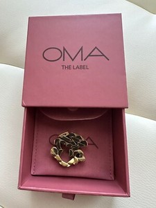 Authentic OMA the Label "Time Piece" Bracelet 18k Gold Plated