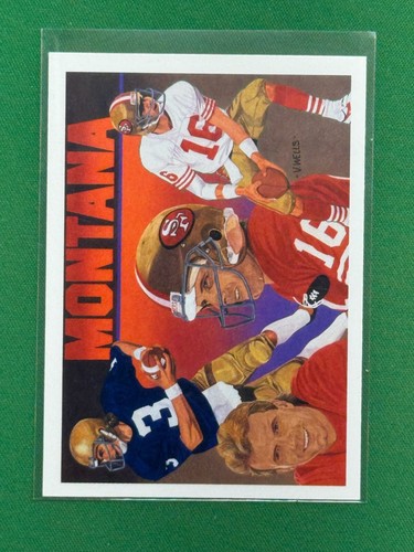Joe Montana [Heroes Checklist] #9 1991 Upper Deck Heroes card