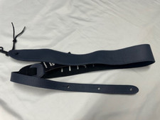 PERRI'S Soft Leather Navy Blue GUITAR strap NEW