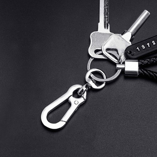 1x Car Anti-Lost Keychain Phone Number Strip Card Weave Rope Pendant Key Holder - Picture 10 of 14