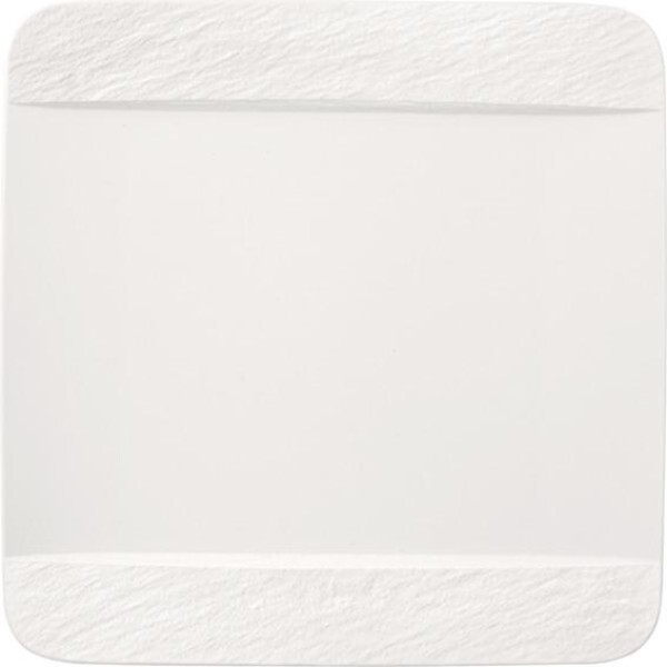 Villeroy & Boch Manufacture Rock Blanc Speiseteller Quadratisch 28X28Cm-image