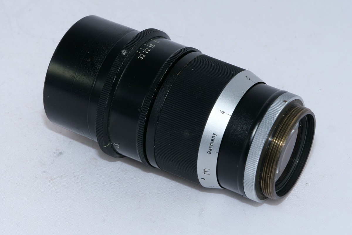 Leica Telyt 20cm f4 Visoflex lens. Leica SFTOO Finder. Leica