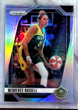 Mercedes Russell  2024 Panini Prizm WNBA Silver Prizm Card #109 Seattle Storm