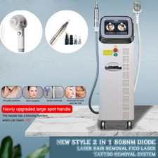 2in1 Diode Laser Hair Removal Picosecond Eyeline Tattoo Removal Beauty Machine