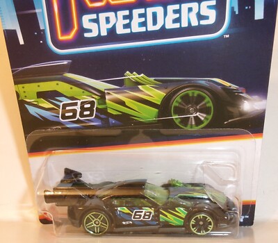2023 HOT WHEELS 1:64 HW NEON SPEEDERS SERIES 5:8 BLACK GT HUNTER