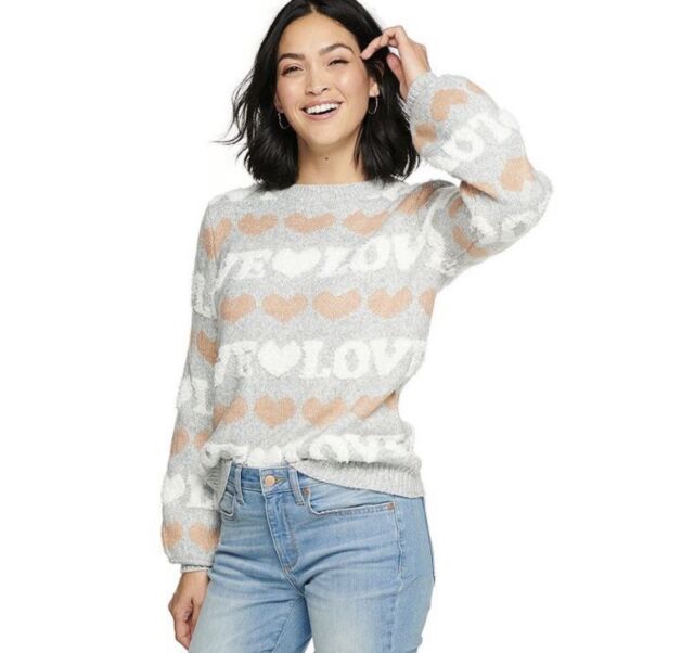 NWT Sonoma Goods For Life x Lauren Lane Love sweater Size Small TB9191