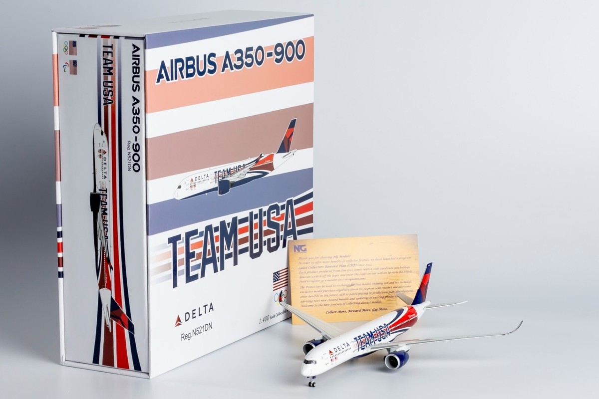 デルタ航空 NG model 1:400 NG Model 1:400 Delta Air Lines Airbus A350-900 Diecast
