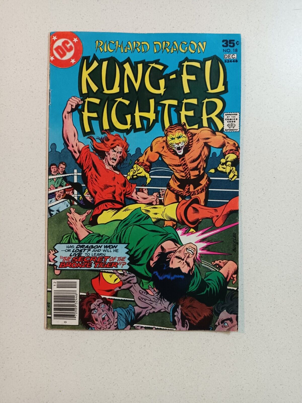 Kung Fu Fighter #18 | VF- | 1st Appearance of Bronze Tiger | DC 1977