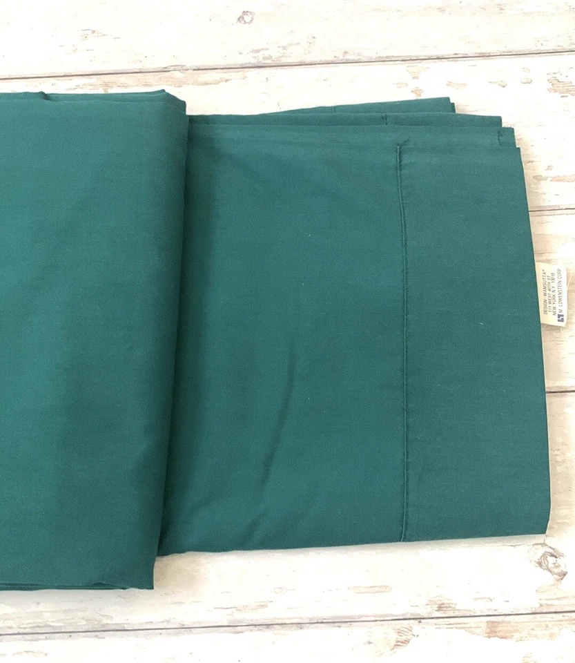 Sábanas planas verde esmeralda tamaño doble sábanas completas queen marca Wamsutta Foto 2 de 3