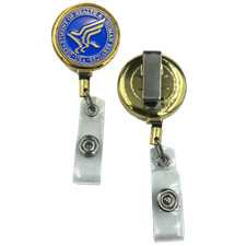 HHS Metal ID Reel retractable ID Card Holder cl-mm ID-022