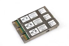 Lot of 3 JDSU 10GBASE-LR Plug-In GBIC Module 77P6744 Pluggable Transceiver