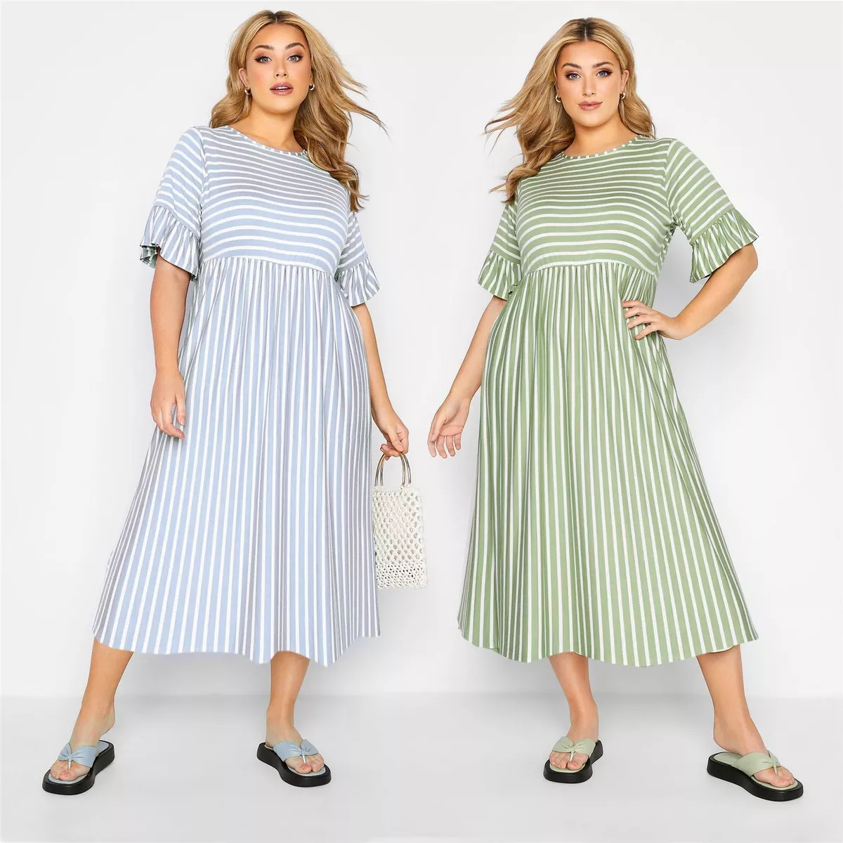 Plus size cheap pale blue dress