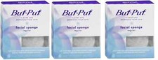 Buf-Puf Facial Sponge, Regular Three Pack