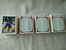 1990-91 Upper Deck Hockey Cards Complete Low Series Set (1-400) No Holograms