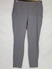 Duluth Trading Co. Womens Flexcellent Skinny Leg Ankle Pants Size 4 Regular Gray