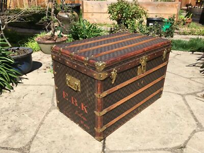 Louis Vuitton Monogram Canvas Vintage Trunk QJHAFJ1Y0B009