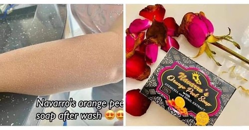 Navarros Ultimate Bleaching Orange Micro Peeling Soap Remove Dark Spot Acne - Picture 7 of 10