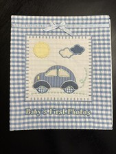 Vintage Padded Quilted Baby  s First Photos Photo Album