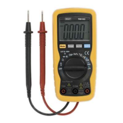 Professionelles Auto-Ranging Digital Multimeter - 11 Funktionen Sealey Teilenr. TM103