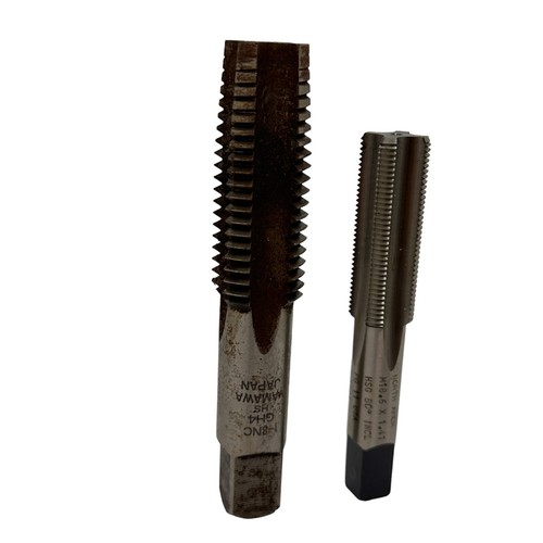 Lot of 2 Hand Taps Yamawa 1"-8 NC , 18.6 x 1.41