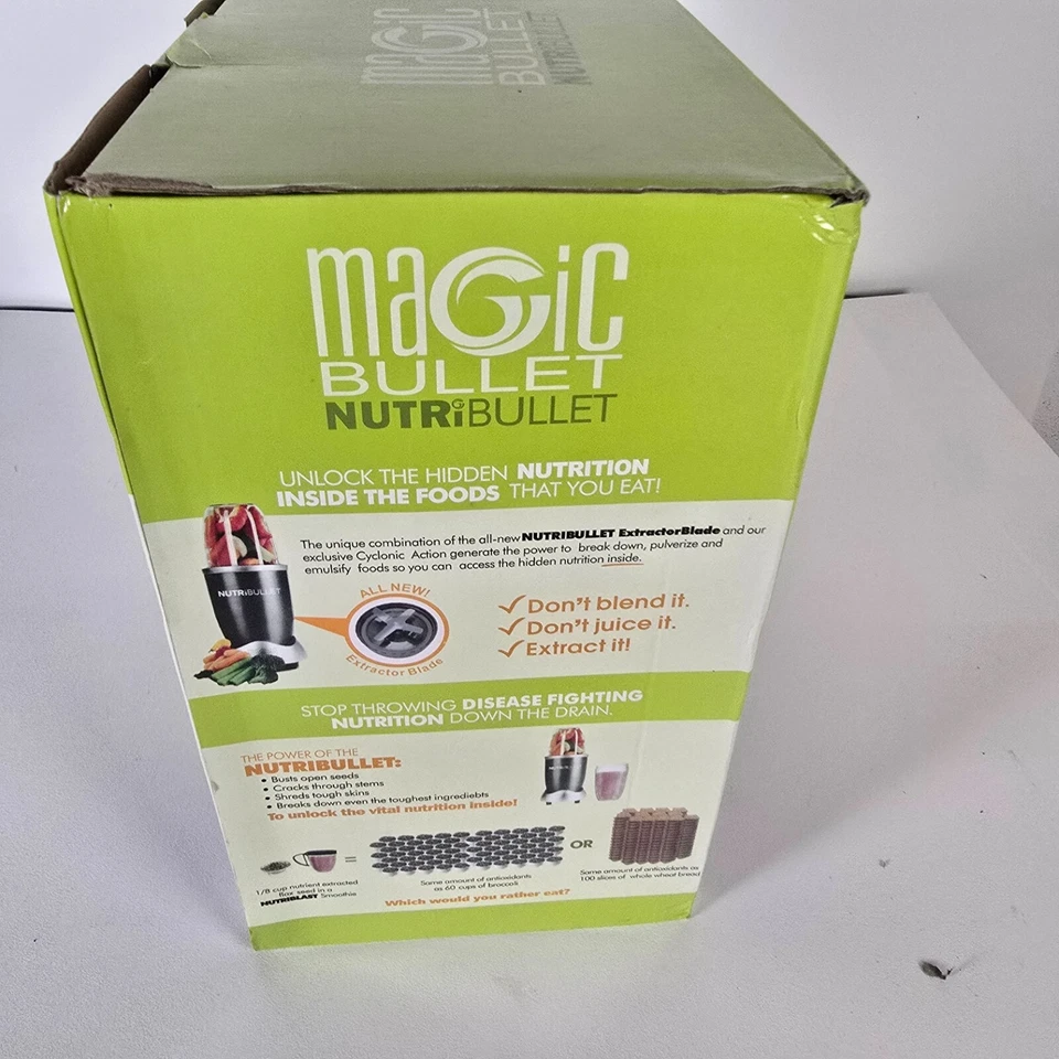 NutriBullet NBR-1201M 12 Piece High Speed Blender Mixer System Extractor - Image 2 of 4