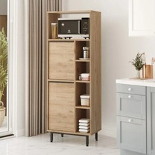 MODAL CASA Mobile da cucina dispensa multiuso 2 ante vani 60x162 rovere Kenzo