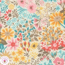 Moda SUNDAY BRUNCH 30750 11 Multi Cream BASIC GREY Quilt Fabric