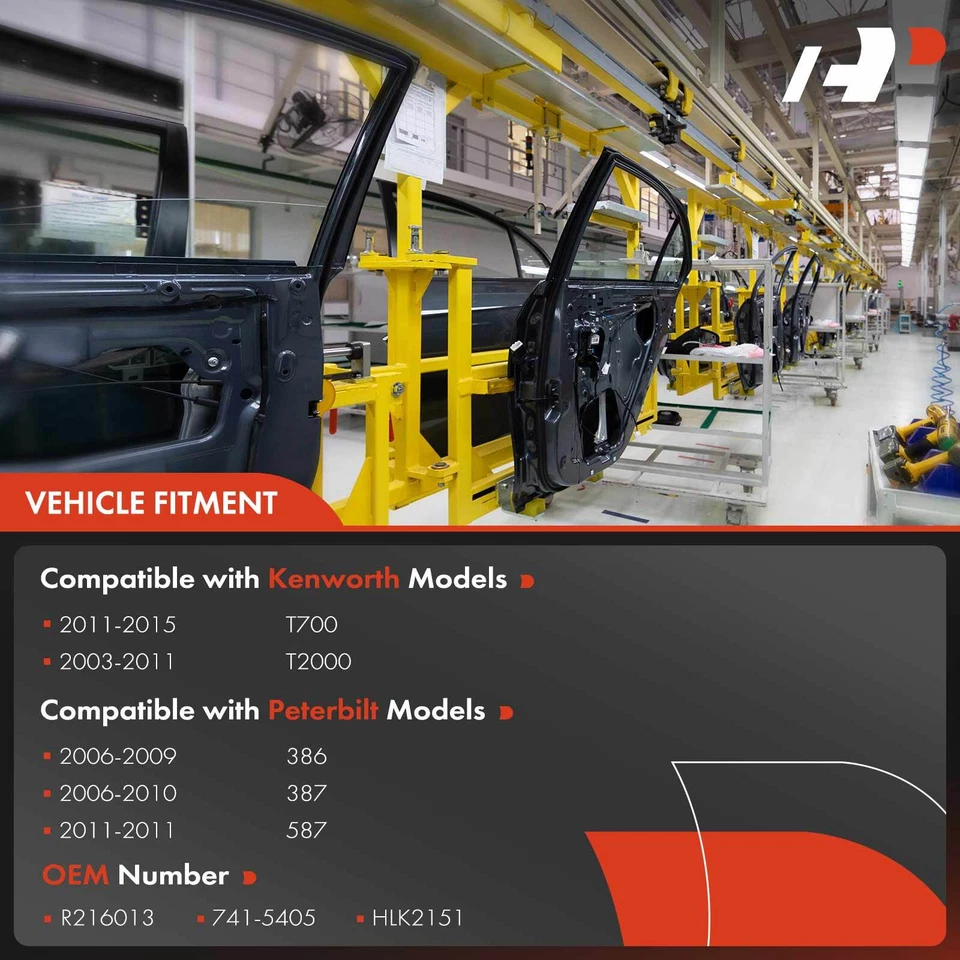 Regulador de ventana eléctrica delantero izquierdo para Peterbilt 386 387 587 Kenworth T2000 T700 Foto 3 de 4